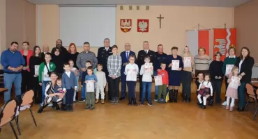 Podsumowanie powiatowych eliminacji Ogólnopolskiego Strażackiego Konkursu Plastycznego [foto]