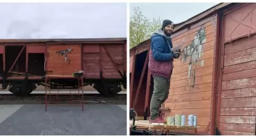 Szepietowo: Na zabytkowym wagonie powstaje deskal [FOTO]