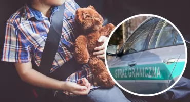 Auto z dzieckiem w środku zaczęło się staczać. Błyskawiczna interwencja funkcjonariusza Straży Granicznej