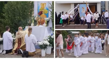 Boże Ciało 2025. Uroczysta procesja w Szepietowie [FOTO + VIDEO]