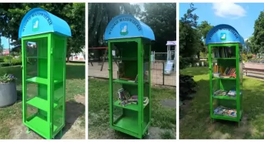 Biblioteczki plenerowe pojawiły się w Wysokiem Mazowieckiem. Gdzie je znaleźć i jak korzystać? [foto]
