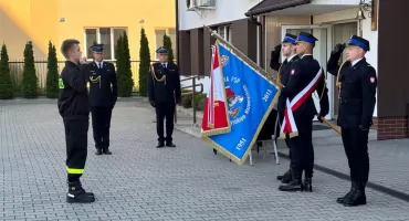Nowy strażak w szeregach KP PSP w Wysokiem Mazowieckiem