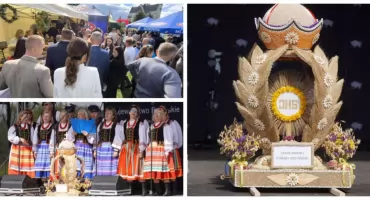Gmina Kulesze Kościelne podziękowała za tegoroczne plony [FOTO] 
