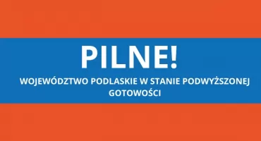 Naruszenie polskiej przestrzeni powietrznej – województwo podlaskie w stanie podwyższonej gotowości