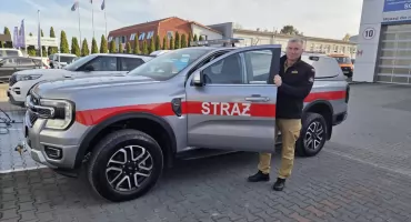 Ford Ranger zasili flotę straży pożarnej w Wysokiem Mazowieckiem
