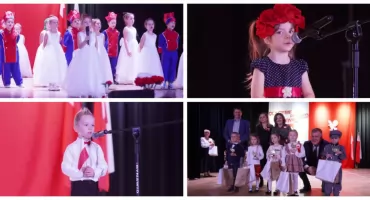 Dziecięcy śpiew dla Ojczyzny rozbrzmiał w Miejskim Ośrodku Kultury w Wysokiem Mazowieckiem [FOTO + VIDEO]