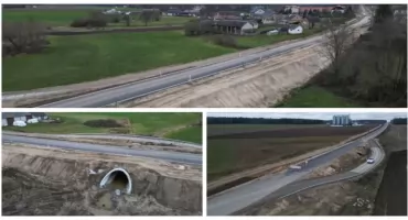 Wielka budowa między Wysokiem Mazowieckiem a Łapami. Tak wyglądają postępy w Starej Rusi [FOTO + VIDEO]