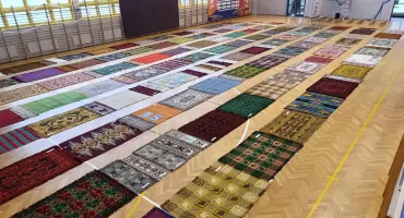 W Czyżewie zaprezentowano unikatową kolekcję tradycyjnych tkanin [foto]