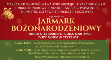 Czyżew szykuje się na święta – wielki Jarmark Bożonarodzeniowy wkrótce na Dużym Rynku
