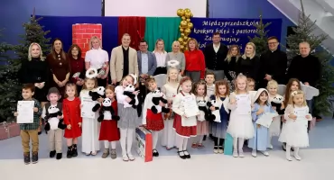 Za nami kolejna edycja Międzyprzedszkolnego Konkursu Kolęd i Pastorałek pt. „Zaśpiewajmy kolędę Jezusowi” [FOTO]
