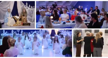 Jasełka, życzenia i opłatek – wigilijne spotkanie w PM1 w Wysokiem Mazowieckiem [FOTO]