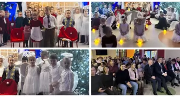Przedświąteczne spotkanie w Przedszkolu Miejskim Nr 2 w Wysokiem Mazowieckiem [foto]