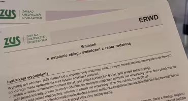 Milion beneficjentów renty wdowiej. ZUS podsumowuje rok