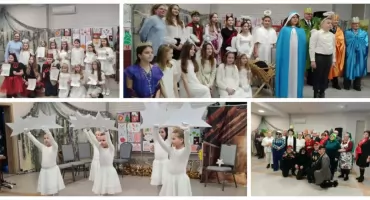 Wspólne kolędowanie i występy artystyczne w świetlicy miejskiej w Czyżewie [foto]