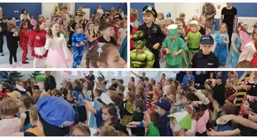 Kolorowy bal karnawałowy w Przedszkolu Miejskim nr 1 w Wysokiem Mazowieckiem [foto]