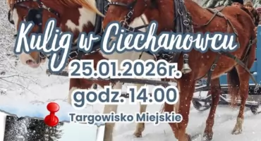 Półmetek ferii na świeżym powietrzu – zaproszenie na kulig w Ciechanowcu
