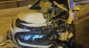 Poranny wypadek na trasie S8. System e-Call wezwał pomoc