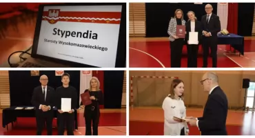 Stypendia Starosty za I półrocze roku szkolnego 2025/2026 przyznane. Ponad 50 uczniów wyróżnionych [FOTO]