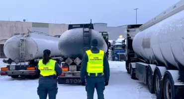 Nielegalny transport paliw w Podlaskiem. Trzy ciężarówki zatrzymane