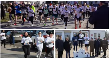 Pobiegli „Tropem Wilczym”. 150 uczestników uczciło pamięć Żołnierzy Wyklętych w Wysokiem Mazowieckiem [FOTO + VIDEO]