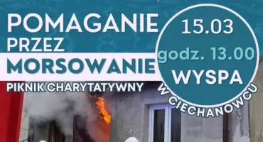 Charytatywne morsowanie w Ciechanowcu. „Pomaganie przez morsowanie” już 15 marca