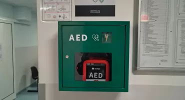 Defibrylatory AED pojawiły się w Szpitalu Ogólnym w Wysokiem Mazowieckiem [foto]