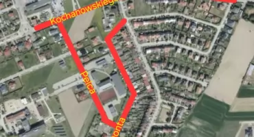 Utrudnienia w ruchu w Wysokiem Mazowieckiem. Od czwartku rusza przebudowa trzech ulic