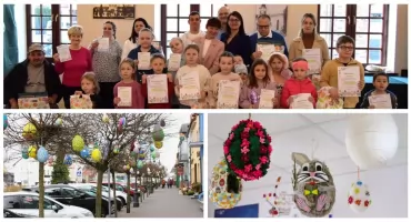 Pisanki ozdobiły miasto. Ciechanowiec podsumował wielkanocny konkurs