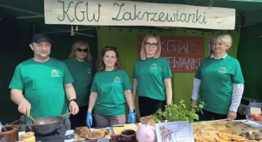 KGW „Zakrzewianki” z gminy Wysokie Mazowieckie zaprezentowały w Szepietowie kulinarne dziedzictwo regionu [foto]
