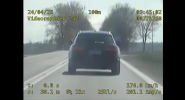 Pędziła 174 km/h i ignorowała policję. Surowe konsekwencje dla 23-latki [VIDEO]