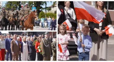 Wysokie Mazowieckie świętowało rocznicę uchwalenia Konstytucji 3 Maja [FOTO + VIDEO]