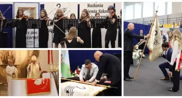 Samorządowa Szkoła Muzyczna w Wysokiem Mazowieckiem z patronem i sztandarem [FOTO + VIDEO]