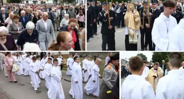 Uroczystości Bożego Ciała w Czyżewie. Tłumy wiernych na procesji [FOTO + VIDEO]