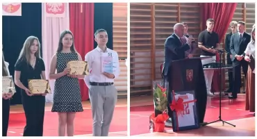 42 lata pracy dla szkoły. Wzruszające pożegnanie nauczyciela podczas zakończenia roku szkolnego w Jagiellończyku [foto]