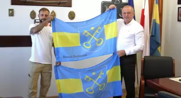 Dawid Dubniak chce zdobyć alpejski czterotysięcznik z flagą Ciechanowca