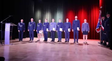 Święto Policji w Wysokiem Mazowieckiem. Awanse dla 19 funkcjonariuszy [foto]