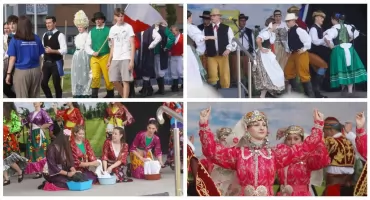 Barwny folklor z różnych stron świata w Wysokiem Mazowieckiem [FOTO]