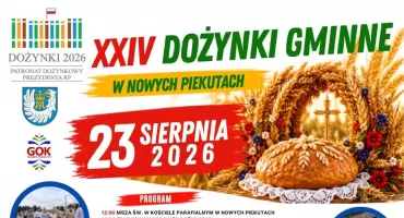 Nowe Piekuty będą świętować zakończenie żniw. Dożynki już 23 sierpnia [PROGRAM]