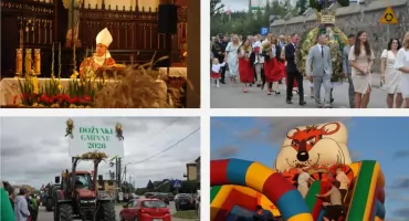 Za nami dożynki gminno-parafialne w Kuleszach Kościelnych. Gwiazdą wieczoru był zespół Maxel [FOTO]
