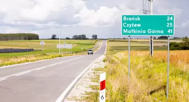 Pierwsze 3 kilometry obwodnicy Ciechanowca już otwarte. Kierowcy korzystają z nowej trasy [foto]