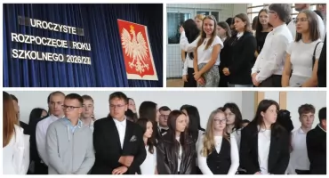 Uroczyste rozpoczęcie nowego roku szkolnego w ZSZ im. St. Staszica w Wysokiem Mazowieckiem [FOTO]