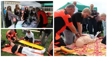Jak pomóc przed przyjazdem karetki? Praktyczna nauka podczas pikniku w Wysokiem Mazowieckiem [FOTO + VIDEO]