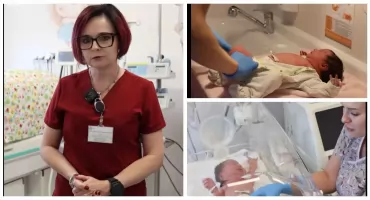 Mama i dziecko razem od pierwszych chwil. Neonatolog o opiece nad noworodkiem w wysokomazowieckim szpitalu [VIDEO]
