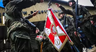 Przysięga wojskowa w Szepietowie zwieńczyła Wakacje z WOT województwie podlaskim [foto]
