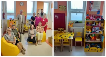 Nowy kącik zabaw dla małych pacjentów szpitala w Wysokiem Mazowieckiem [foto]