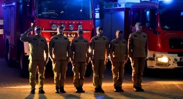 Strażacy z powiatu wysokomazowieckiego oddali hołd zmarłym kolegom [VIDEO]