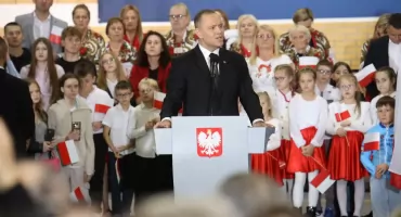 „Nie mam z kim rozmawiać o sprawach polskich”. Prezydent Nawrocki w Kuleszach Kościelnych [FOTO + VIDEO]